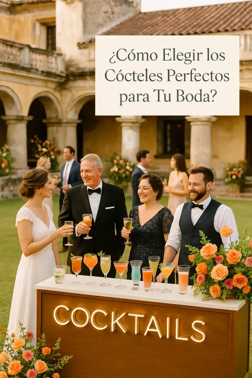 Como elegir cocteles para tu boda